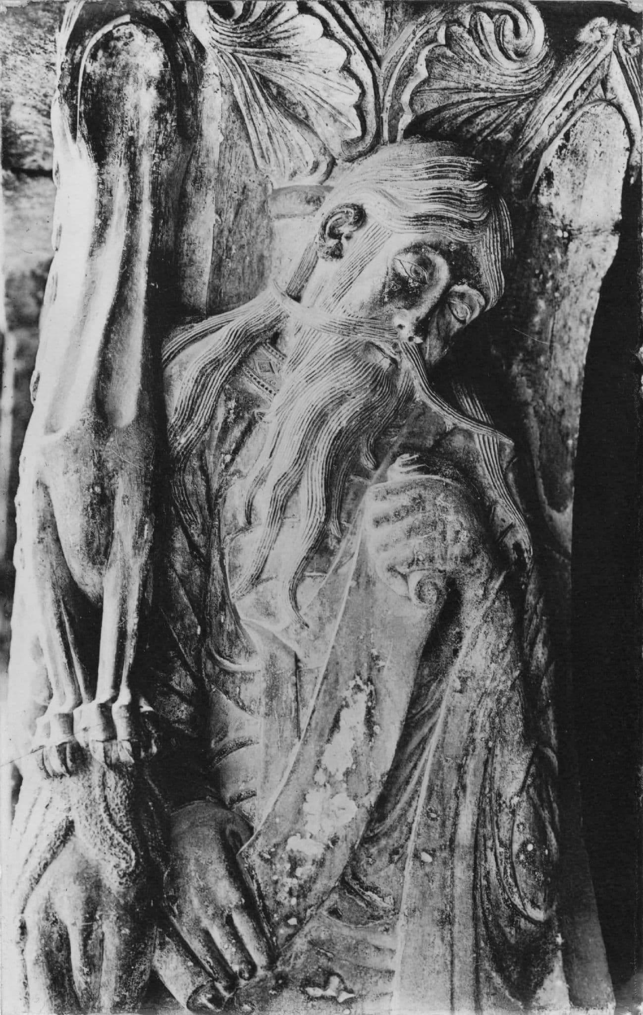 Mossaic Detail De Trumeau Statue Art St Pierre Basilica Statue RPC Postcard