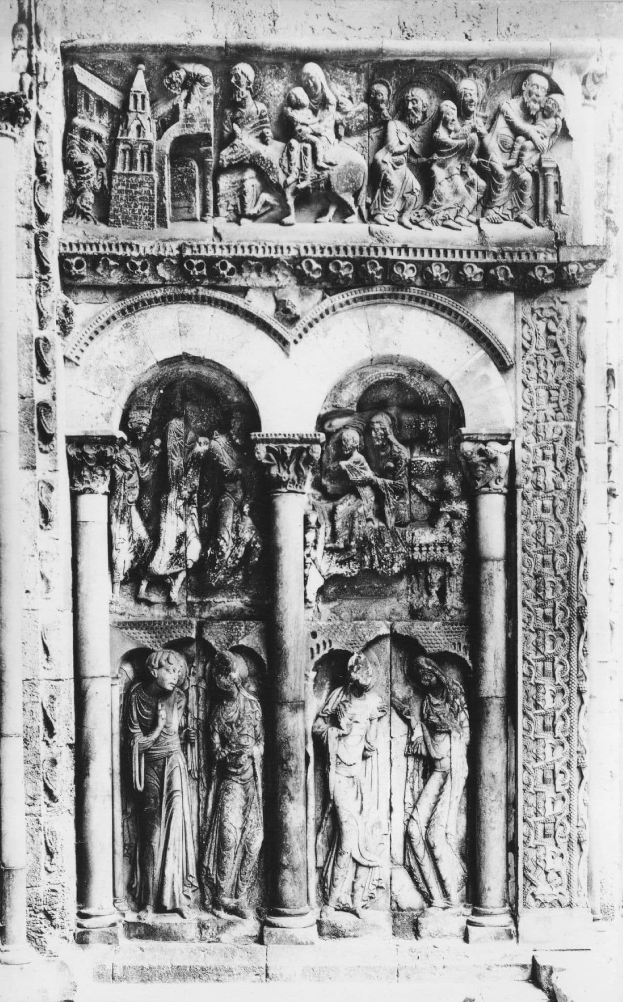 Mossaic L'Adoration De Mages St Pierre Basilica Statue RPC Postcard