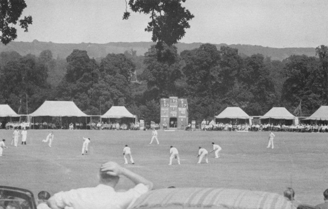Mote Park Maidstone Cricket Ground Rare Postcard