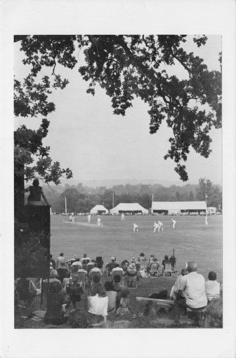 Mote Park Maidstone Cricket Ground Real Photo Postcard