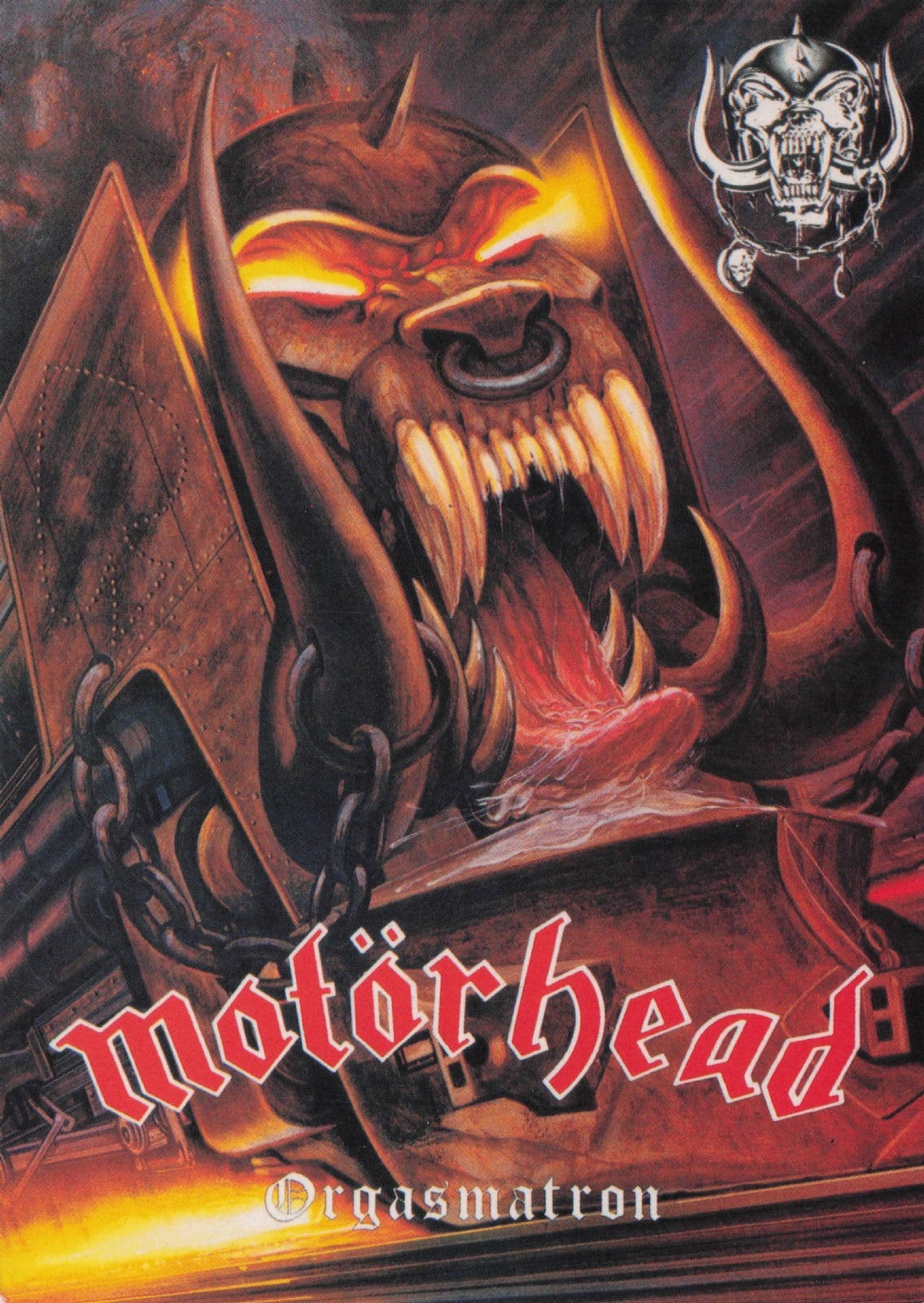 Motorhead Orgasmatron LP CD Advertising Poster Photo Heavy Metal Postcard