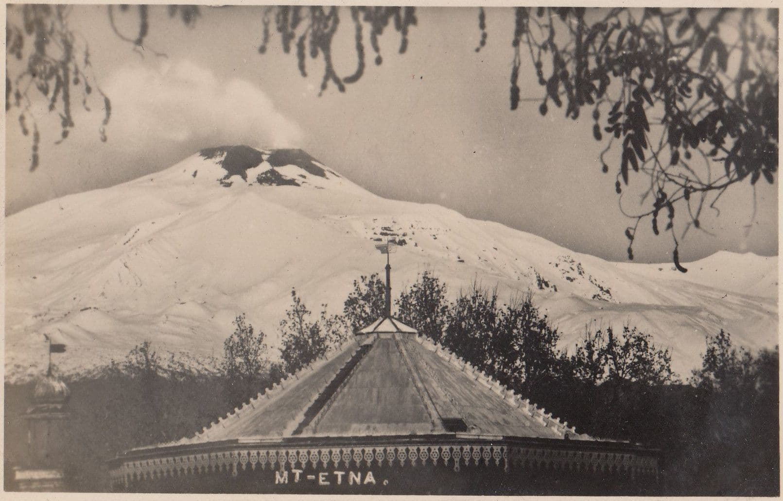 Mount Etna Character Real Photo Postcard