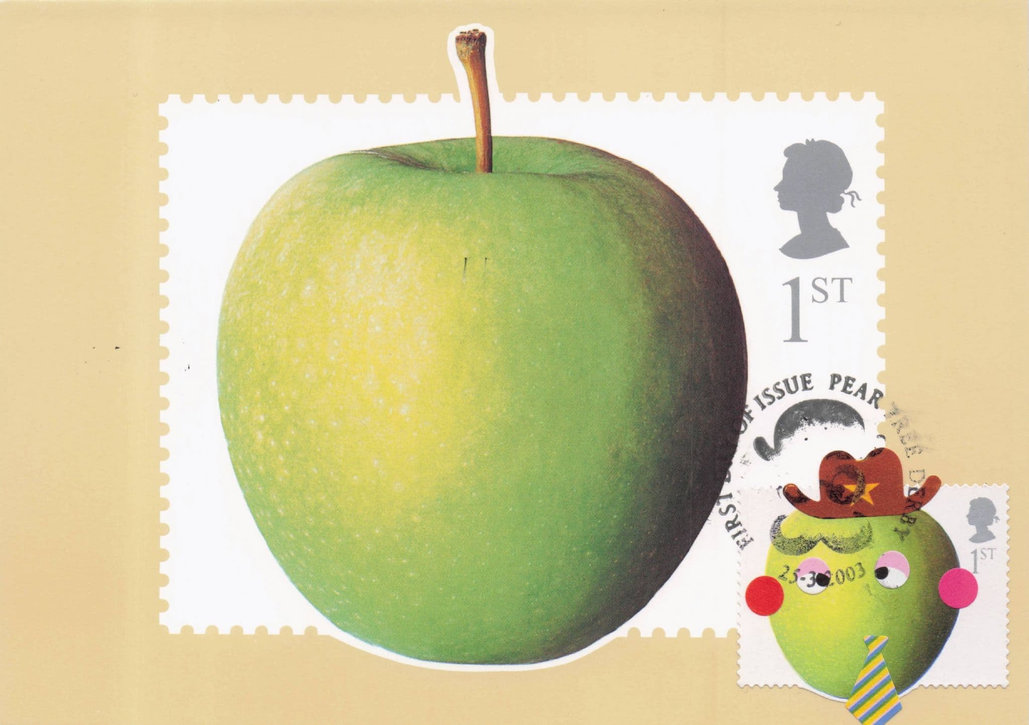 Mr Apple Man Comic Fruit Vegetable Royal Mail Rare FDC Postcard