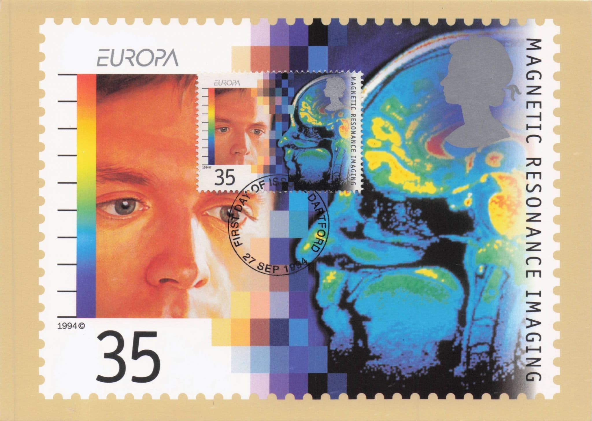 MRI Stunning Imaging Pregnancy Machine First Day Cover Postcard