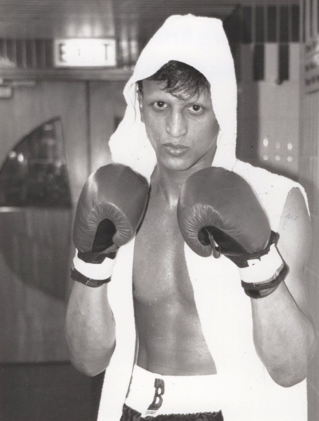 Muhammad Shafique Huddersfield Boxer Rare Media Boxing Photo