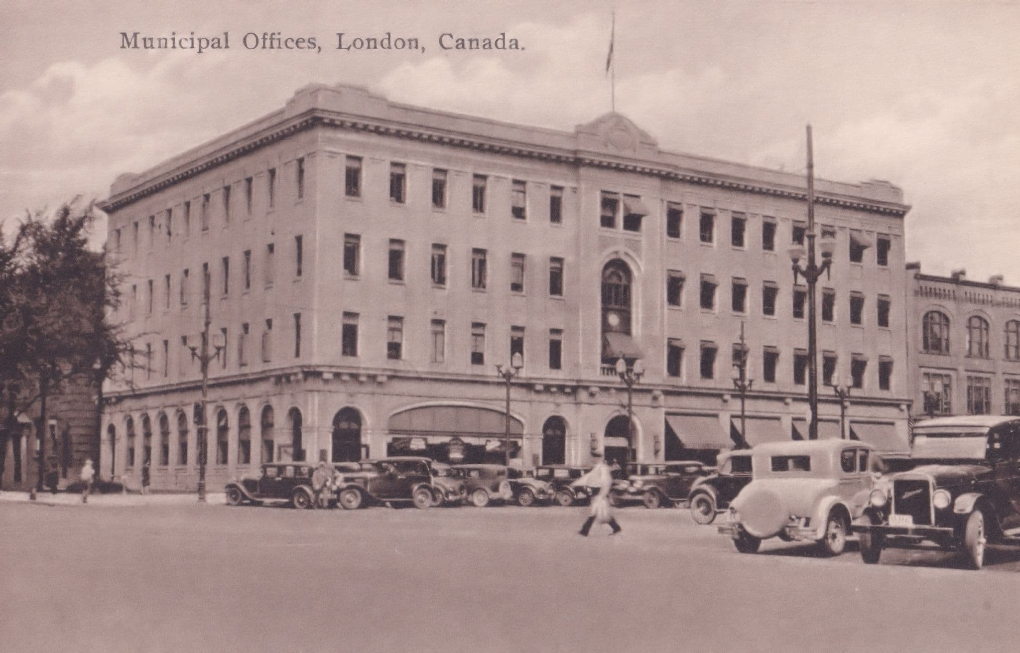 Municipal Offices London Canada Old Postcard