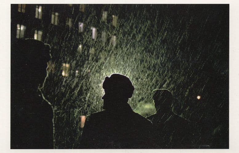 Murmansk Russia Electric Rain Storm Soviet Photo Award Postcard