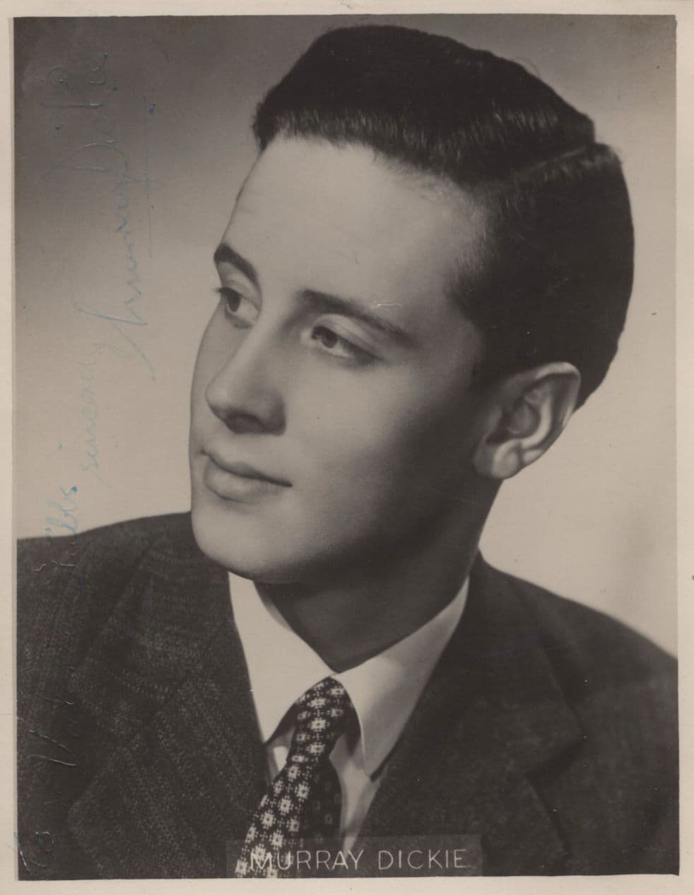 Murray Dickie Scottish Opera Singer Hand Signed Photo Please Read