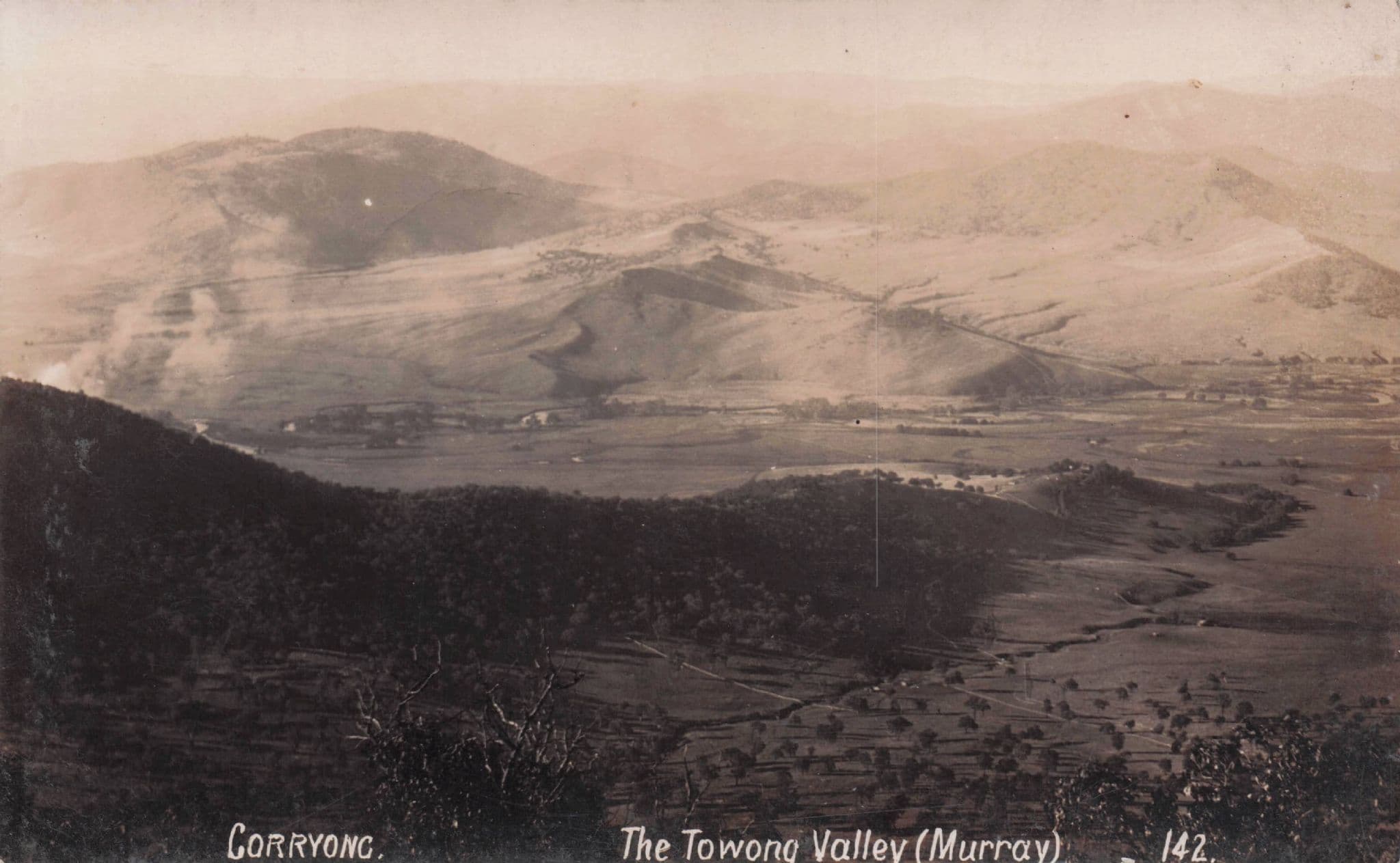 Murray The Towong Valley Victoria Australia Real Photo Old Postcard