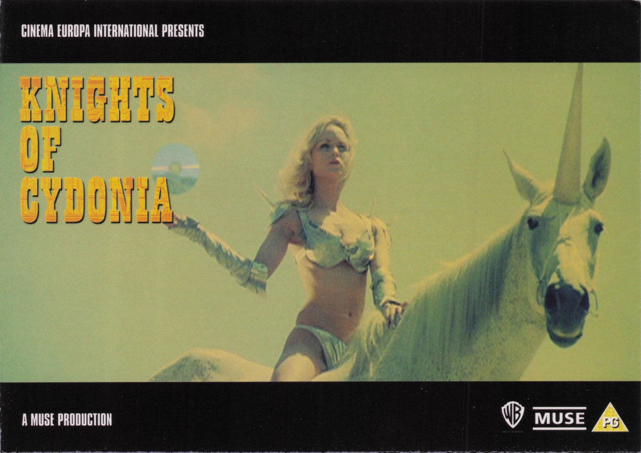 Muse Knights Of Cydonia Rare CD Launch Advertising Postcard