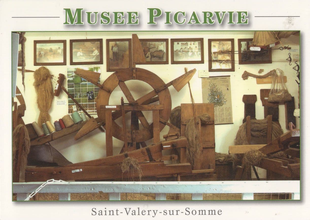 Musee Picarvie Medieval Antique French Exhibits Postcard