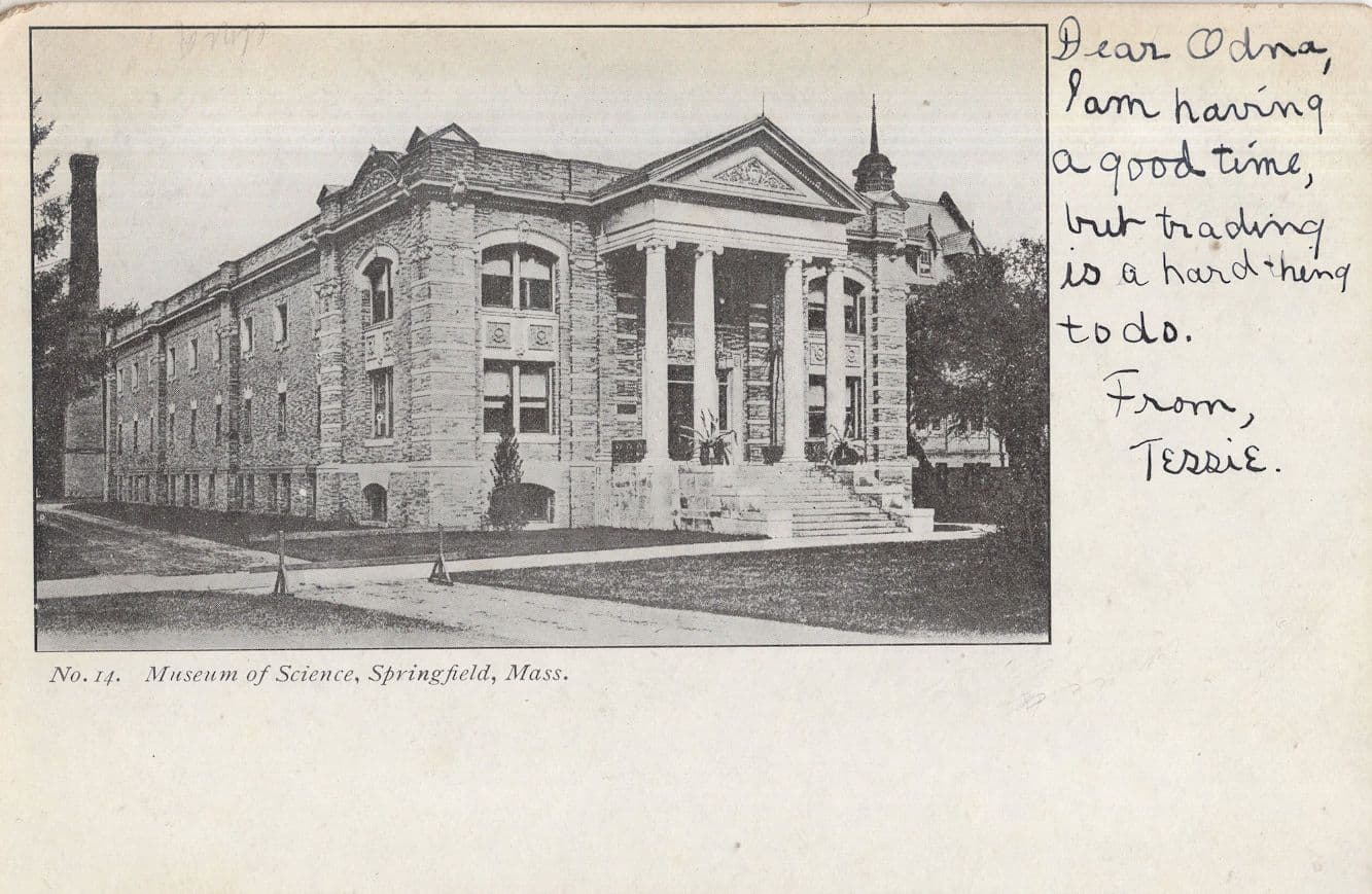 Museum Of Science Springfield Mass USA Postcard
