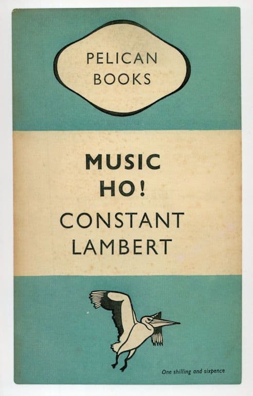 Music Ho Constant Lambert 1948 Book Postcard