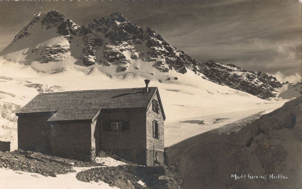 MutthornhÔøΩtte Bern Swiss Alpine Club MULTI Hand Signed Guests Old Postcard