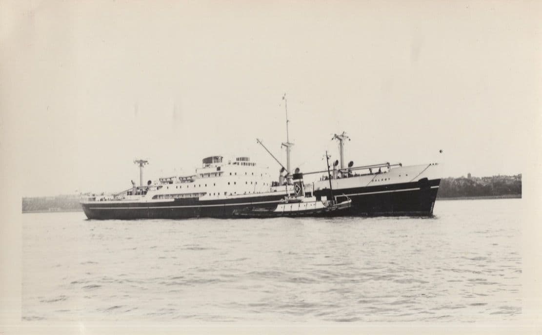 MV Daleby Ship Vintage Rare Photo