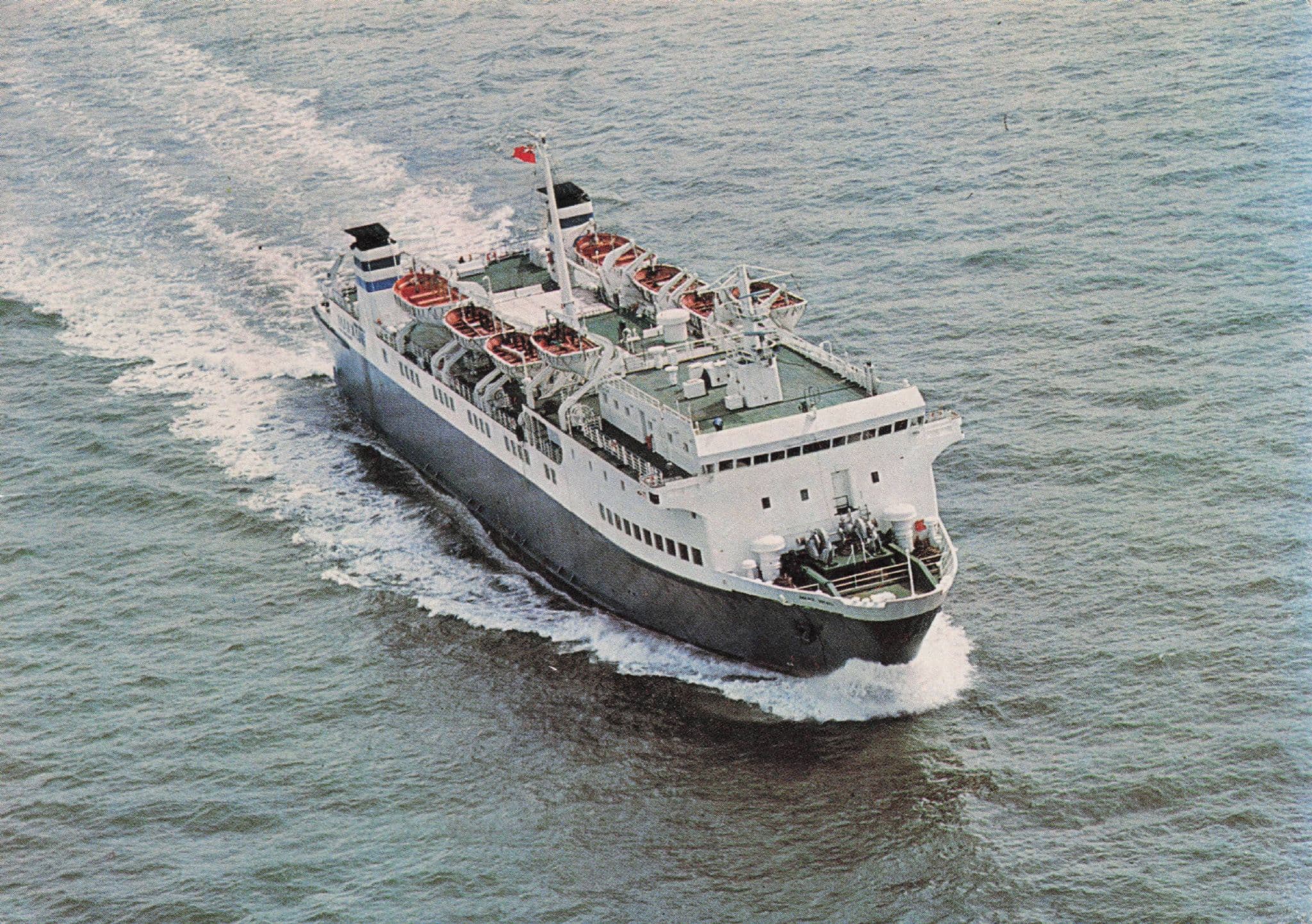 MV Manx Viking Princesse Marie Christine Ship Posted On Board Postcard