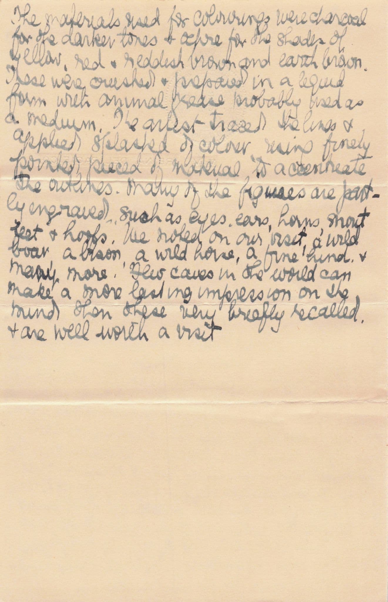 MV Reina Del Pacifico 1935 Cruise Altamira Spanish Prehistoric Caves Letter