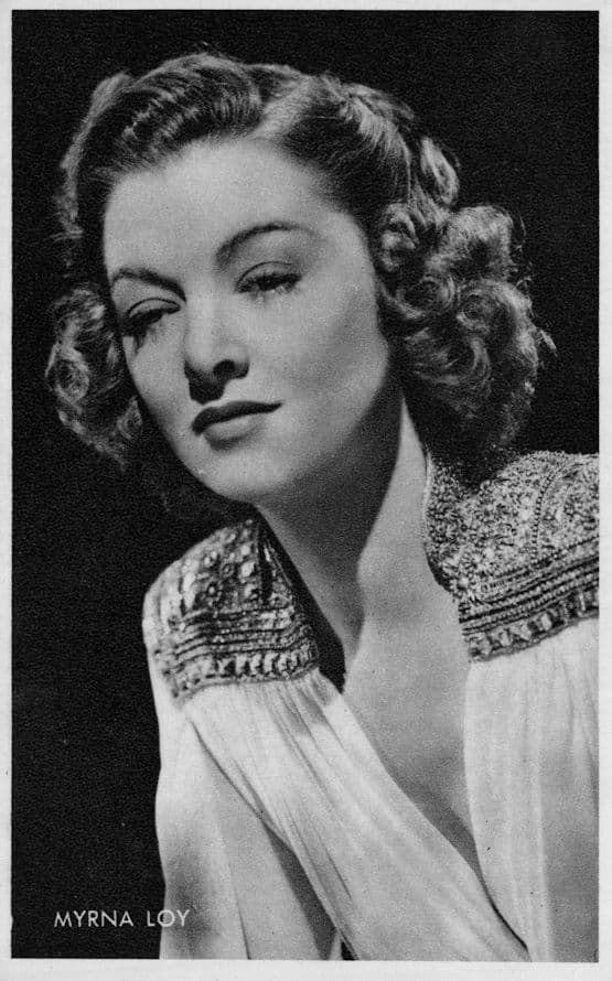 Myrna Loy Vintage Rare Kwatta Film Movie Postcard Size Portrait