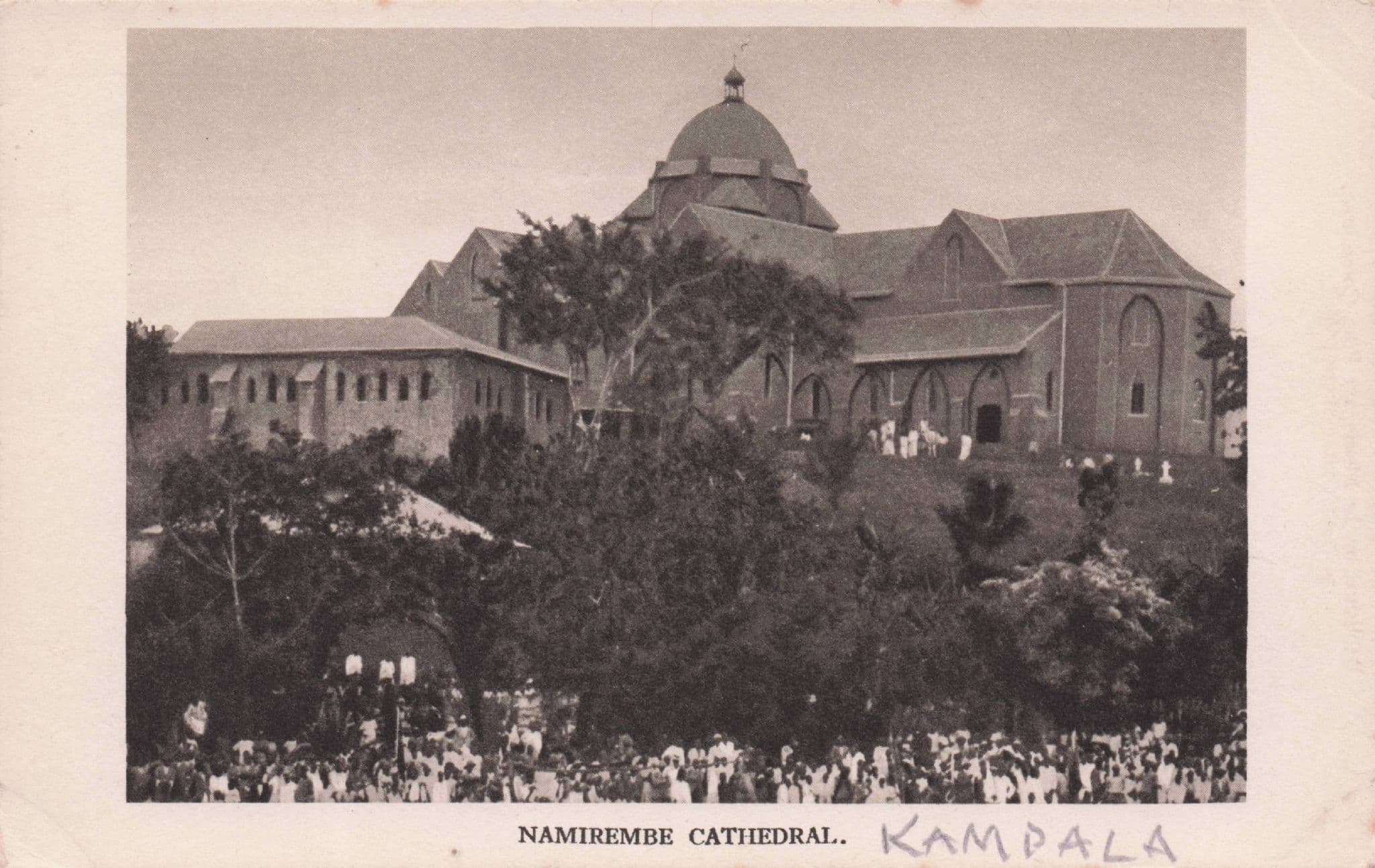 Namirembe Cathedral Kampala Uganda Africa Old Rare Postcard