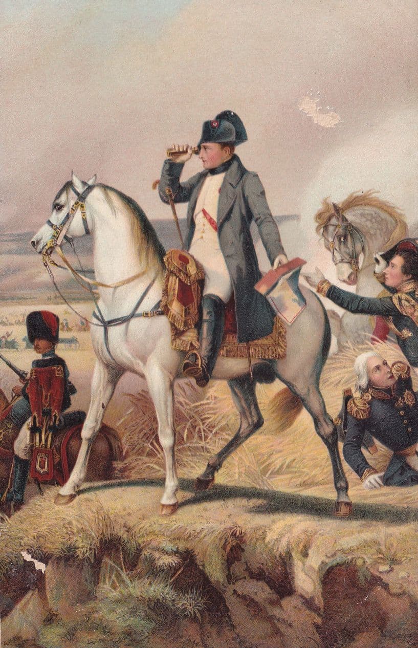 Napoleon Battle Of Wagram Painting By Horace Vernet Postcard