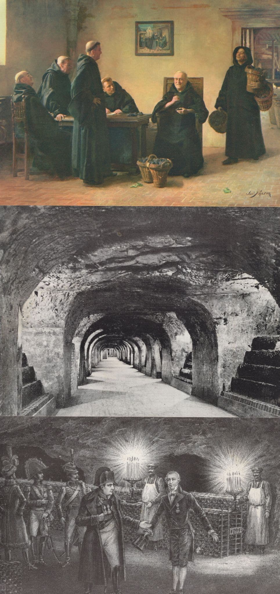 Napoleon Moet & Chandon Factory History 3x French Postcard