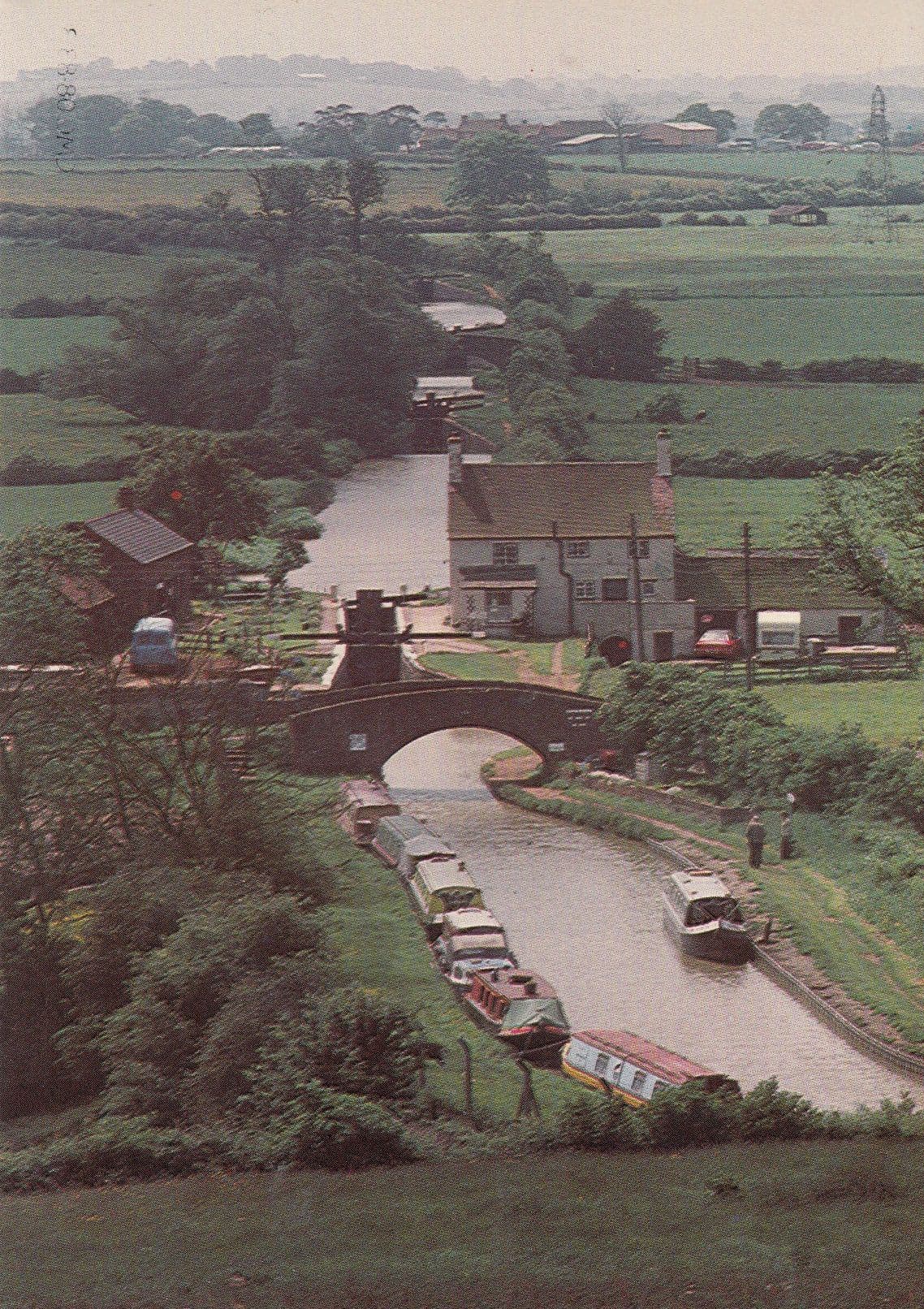 Napton On The Hill Canal Warwickshire Postcard