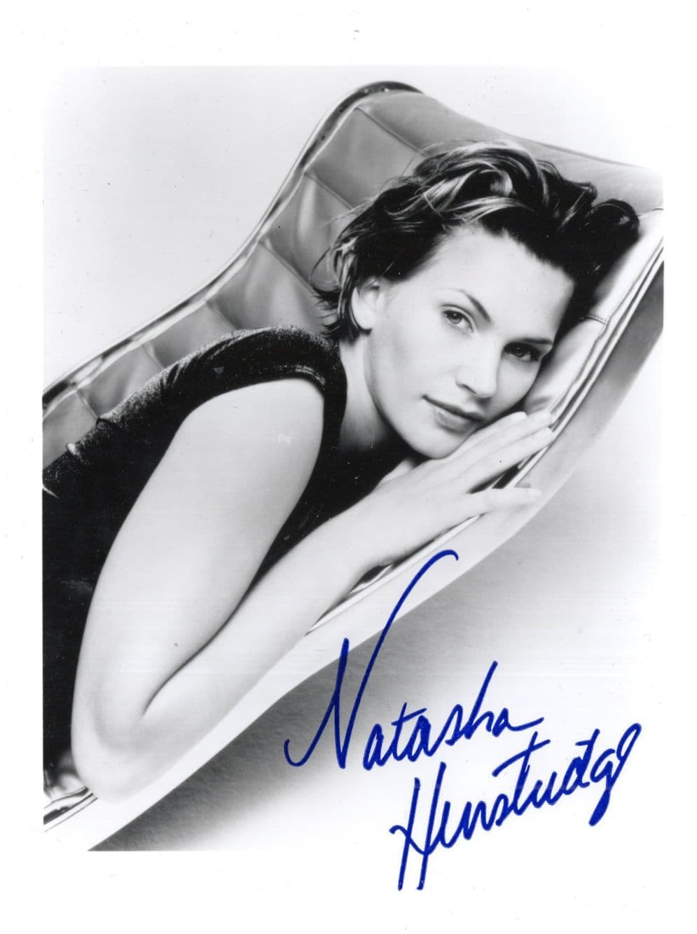 Natasha Henstridge Sexy Horror Alien Film Species 7x5 Hand Signed Photo