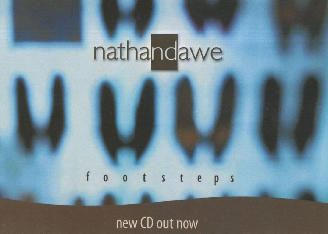 Nathan Dawe of KSI Footsteps DJ CD Release Advertising Postcard