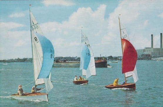 National Berlin Rocket Race Racing Sailing Ship 1970s Postcard