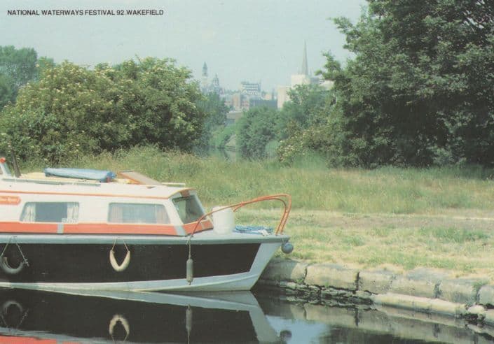 National Waterways Festival Board Wakefield Postcard