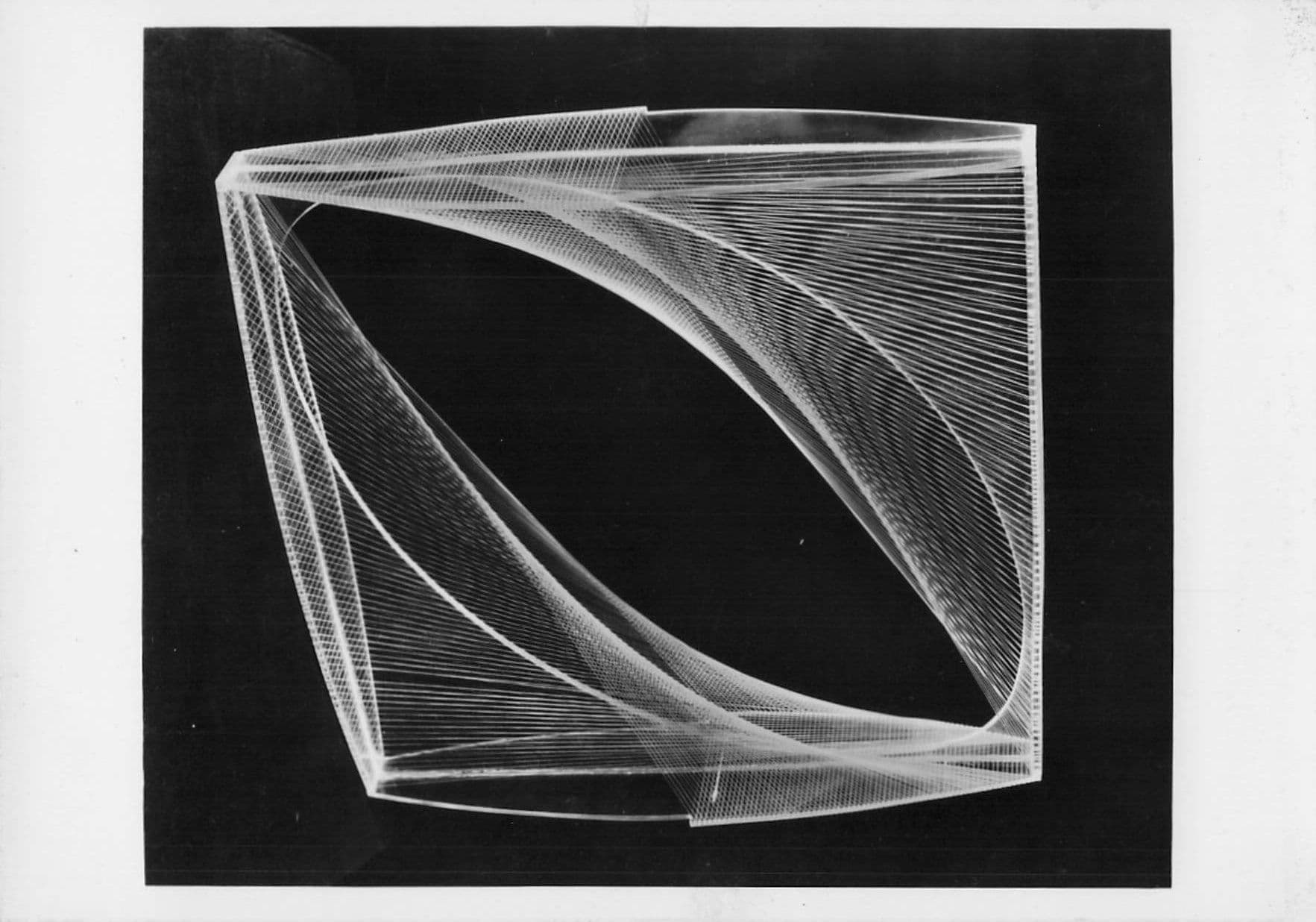 Naum Gabo Linear Construction Sculpture Tate Gallery Postcard