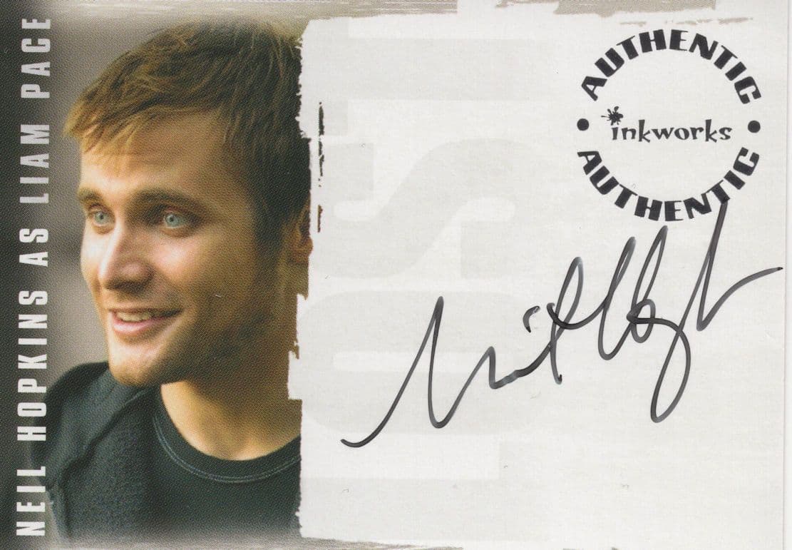 Neil Hopkins Lost TV Show Hand Signed Photo Autograph Card