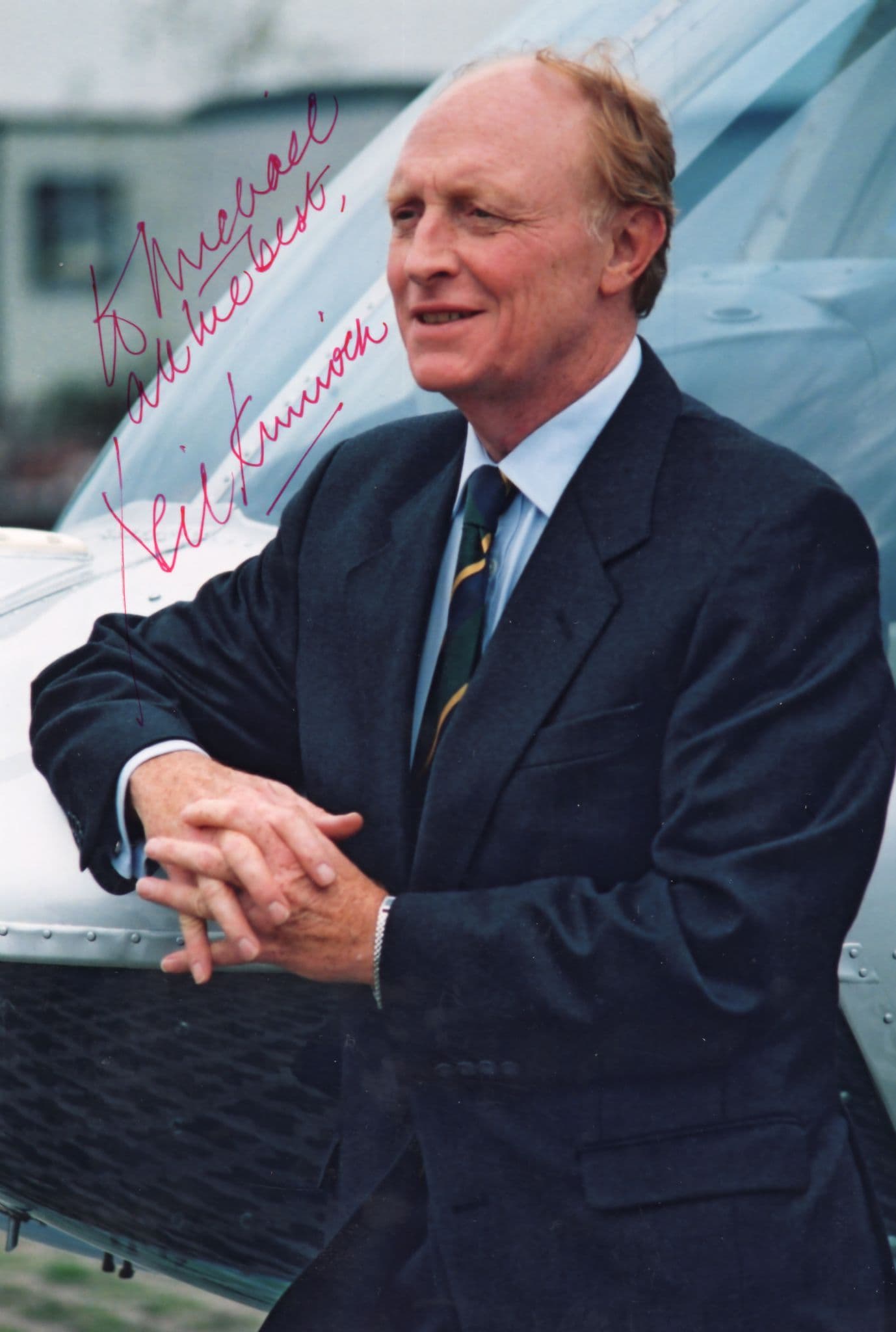 Neil Kinnock Labour Prime Minister Politics Large Hand Signed Photo