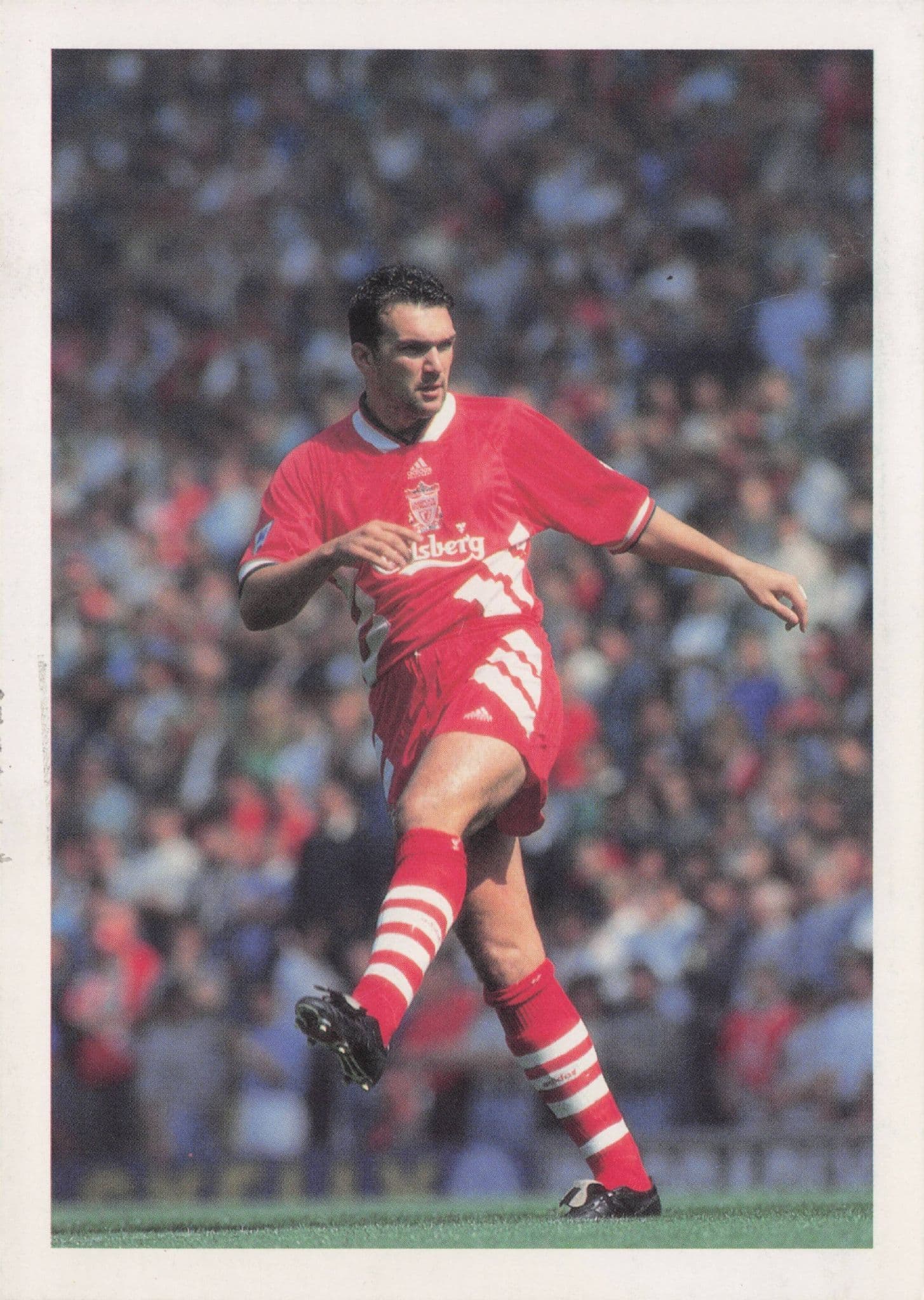 Neil Ruddock Liverpool Football Club Match Postcard