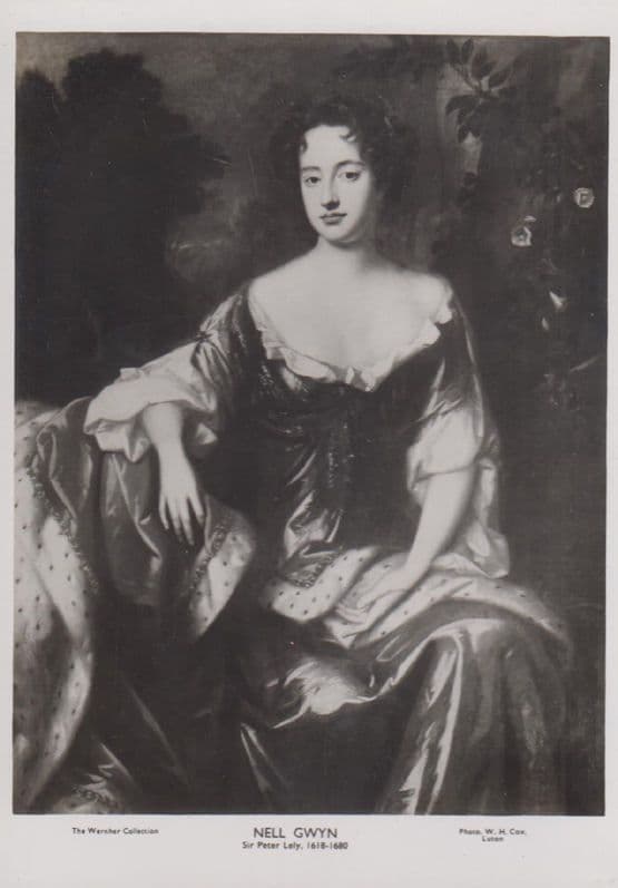 Nell Gwyn Sir Peter Lely Painting Wernher Collection Postcard