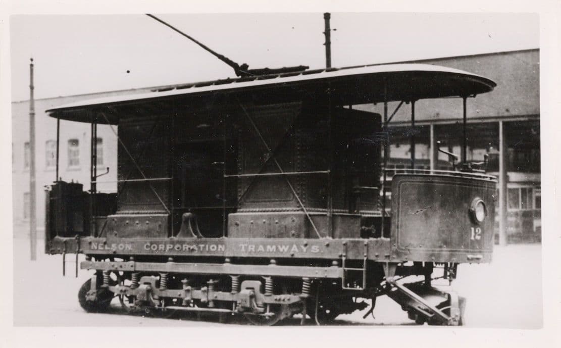Nelson Corporation Tramways Lancashire Trams Old Dealer Transport Photo