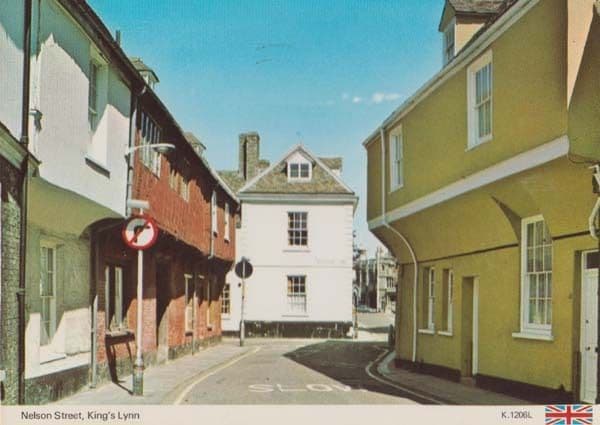 Nelson Street Kings Lynn Norfolk Postcard