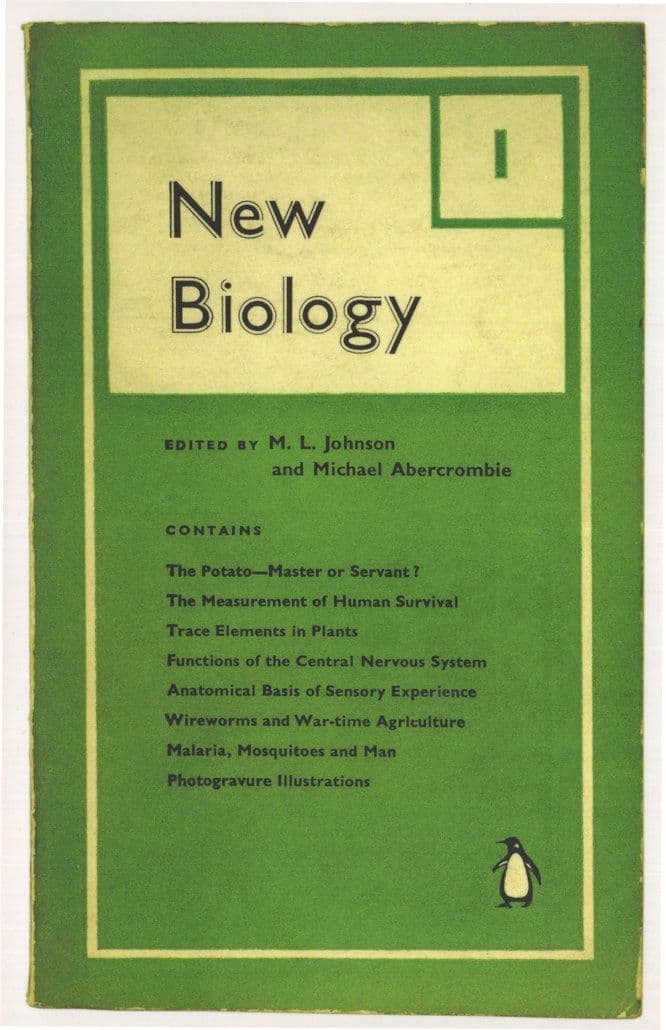 New Biology Penguin 1946 Book Postcard