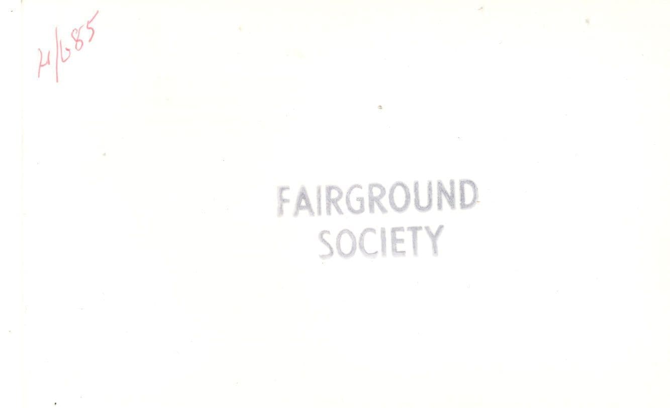 New Exhibition Fair Game Carousels Fairground Society PB Postcard Photo