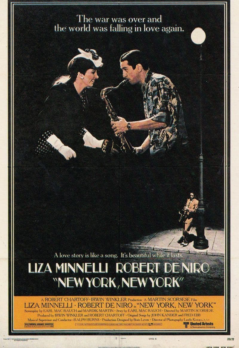 New York New York Robert De Niro Liza Manelli Film French Cinema Poster Postcard