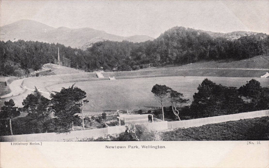 Newtown Park Wellington New Zealand Antique Postcard