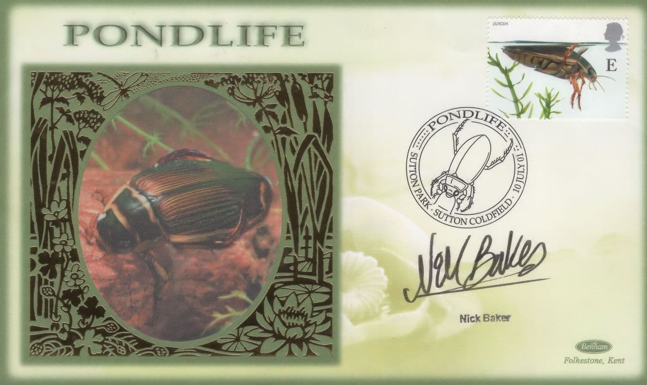 Nick Baker Really Wild Show Wildlife TV Presenter Hand Signed FDC