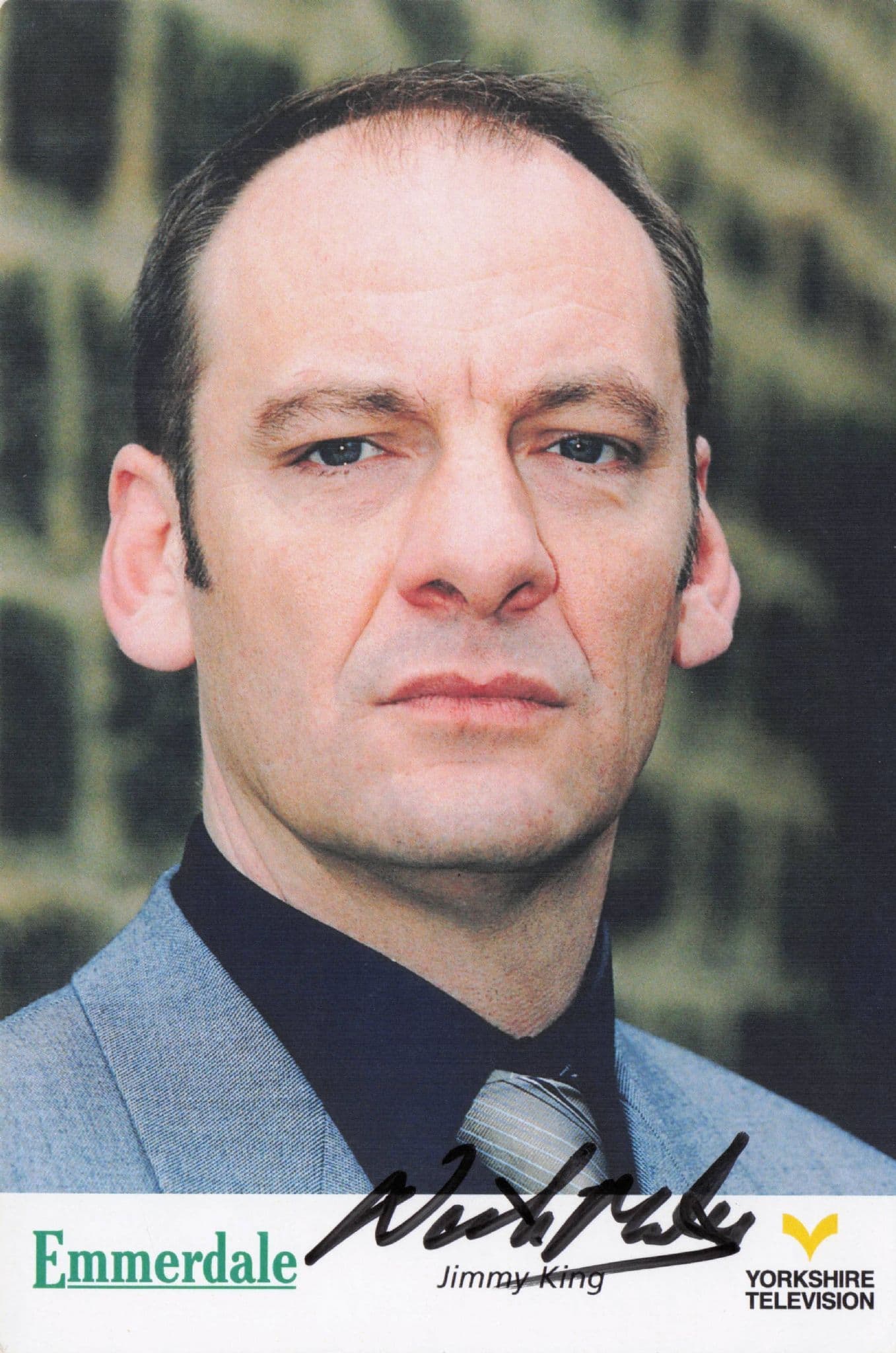 Nick Miles Jimmy King Emmerdale Hand Signed Cast Photo