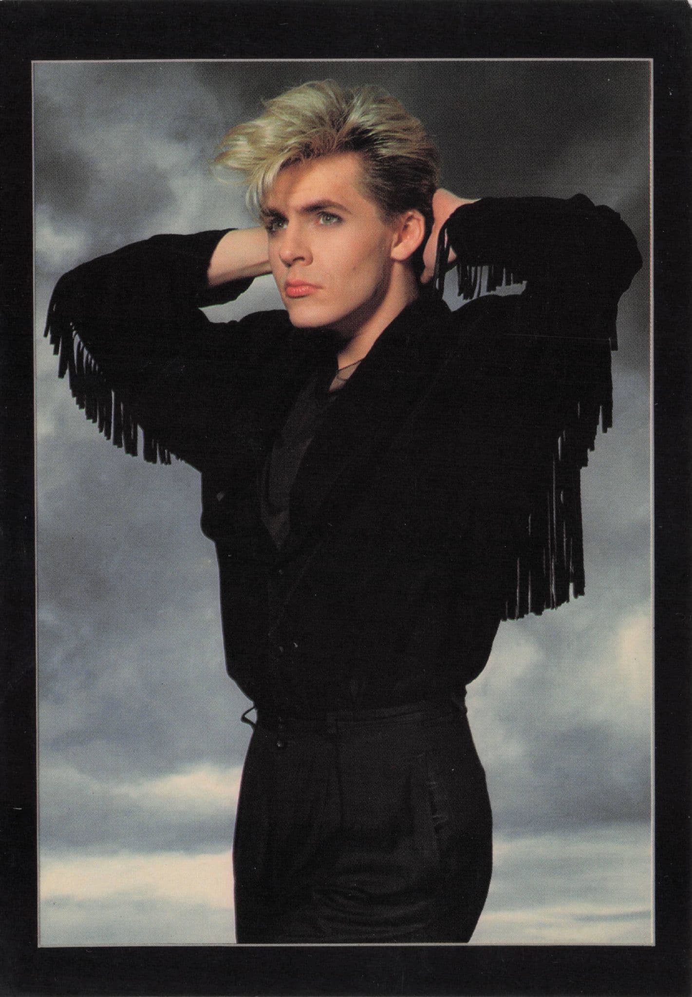 Nick Rhodes Pop Music Singer Rare Reflex Marketing Postcard