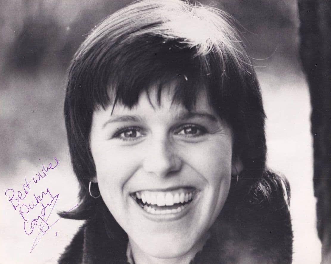 Nicky Croydon Jean in Brush Strokes Large Hand Signed Photo