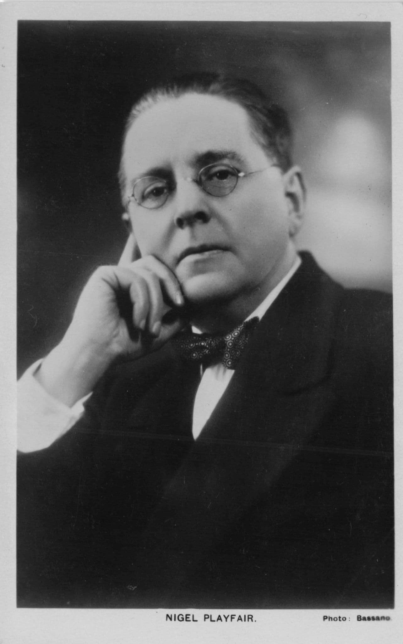 Nigel Playfair Actor London Lyric Theatre WW1 MD Picturegoer Rare RPC Postcard