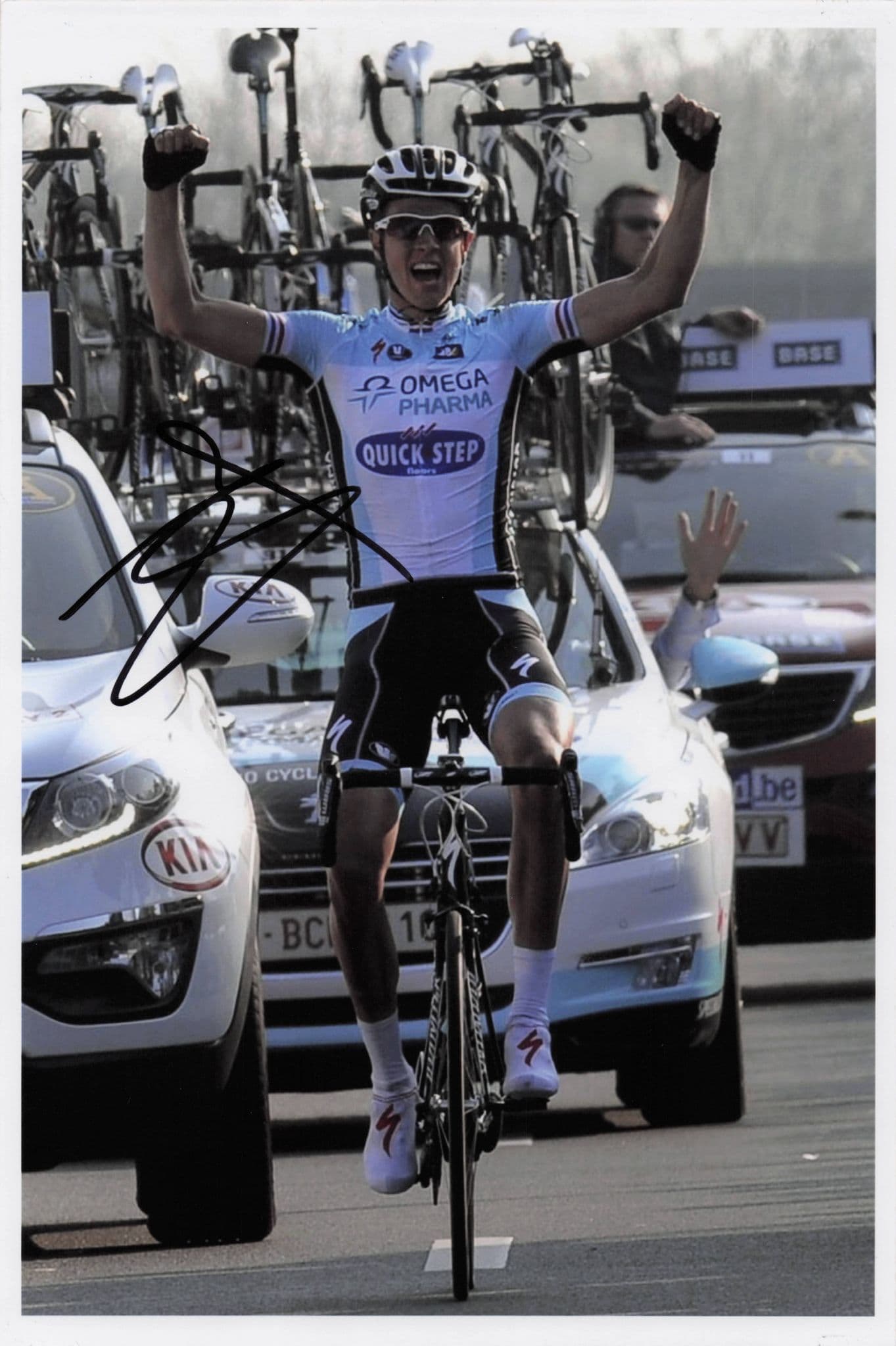 Niki Terpstra Holland Cycling 2012 Race Victory 12x8 Hand Signed Photo