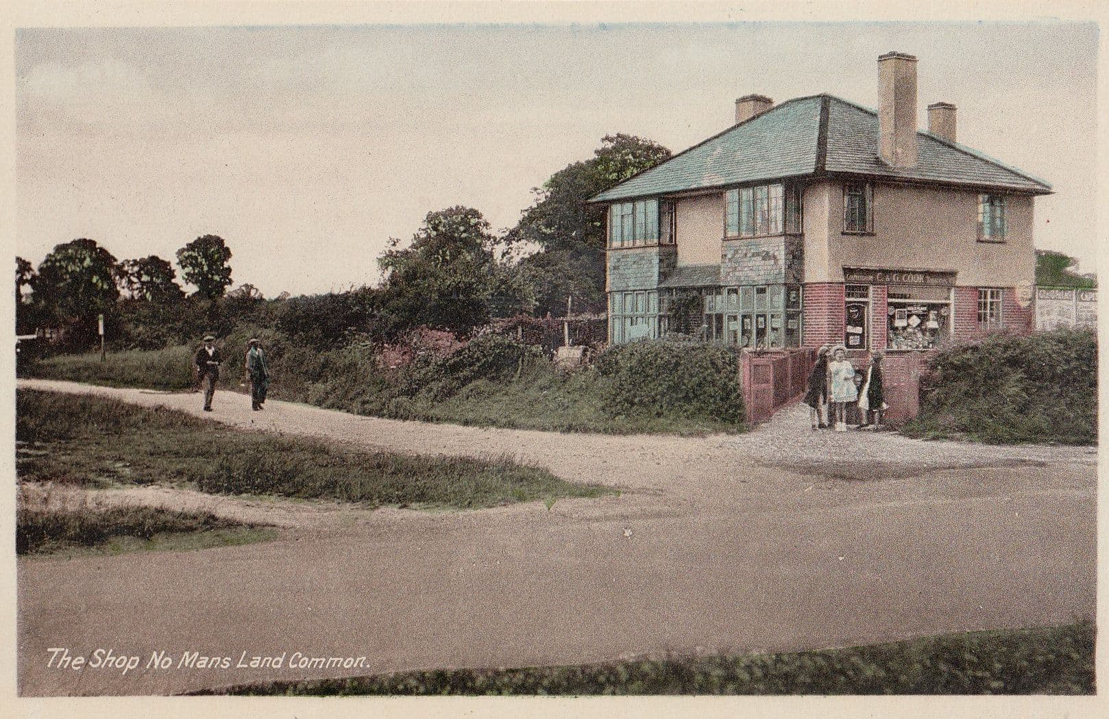 No Mans Land Shop Wheathampstead St Albans Postcard