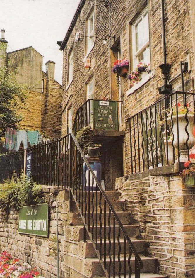 Nora Battys House Exhibit Last Of The Summer Wine TV Show Holmfirth Postcard