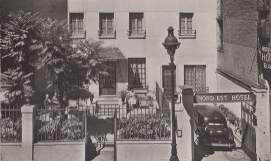 Nord Est Hotel Paris Bar Pub Entrance Real Photo French Postcard